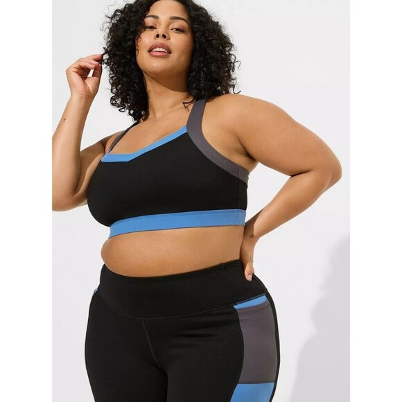 Torrid Full-Length Colorblock Side Pocket Active Legging Size 5 or 28 Plus - Picture 3 of 5